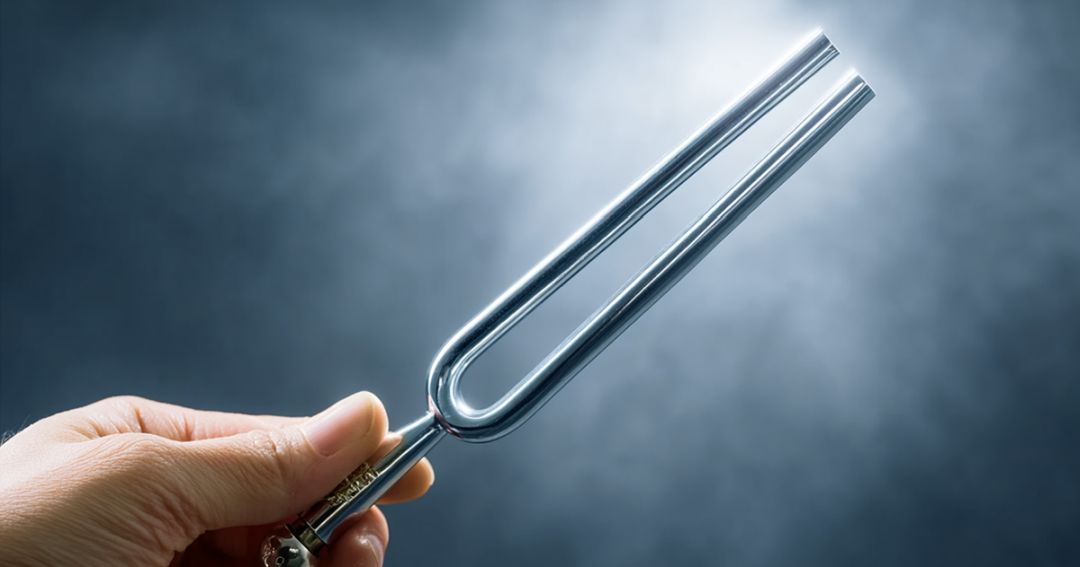 tuning fork moments header replacement a hand holding a tuning fork, illustrating a metaphor for finding life purpose